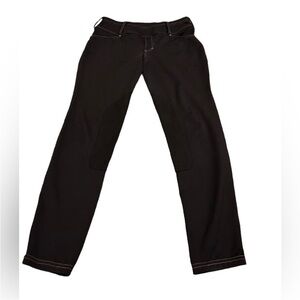 ROMFH Black Stretchy Pull on Riding Breeches size large